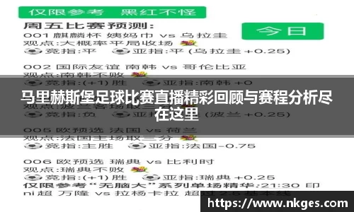 马里赫斯堡足球比赛直播精彩回顾与赛程分析尽在这里